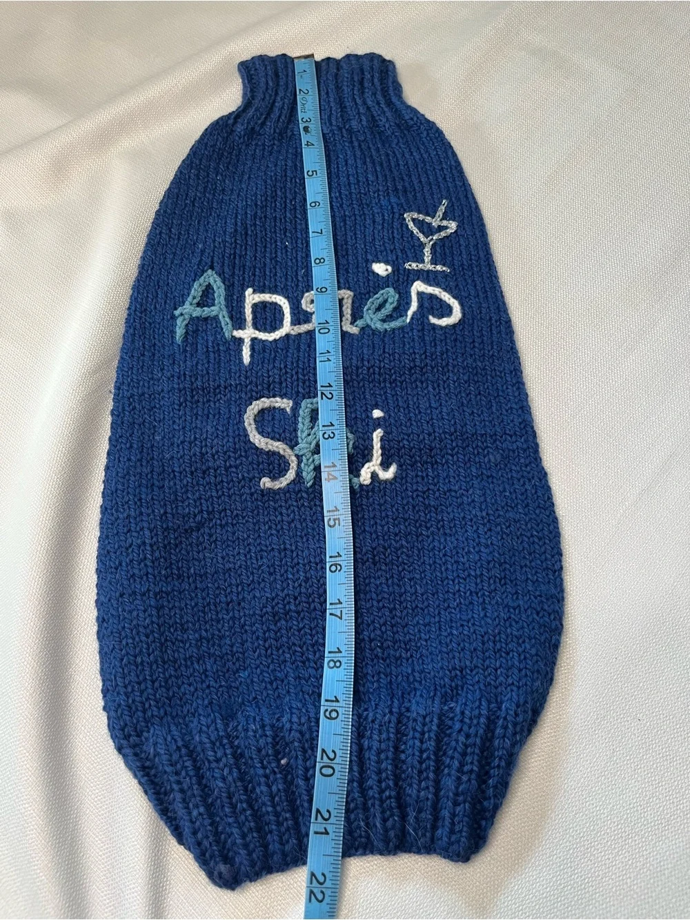 Anthropologie Chilly Dog 100% Wool 'Après Ski' Knit Dog Sweater